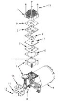 Part Location Diagram of WL209802SJ Campbell Hausfeld Fan Kit-Impeller